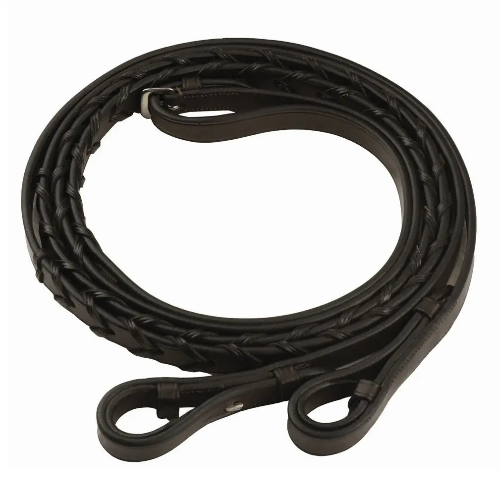 Henri De Rivel Advantage Extra Long Flat Laced Reins 1