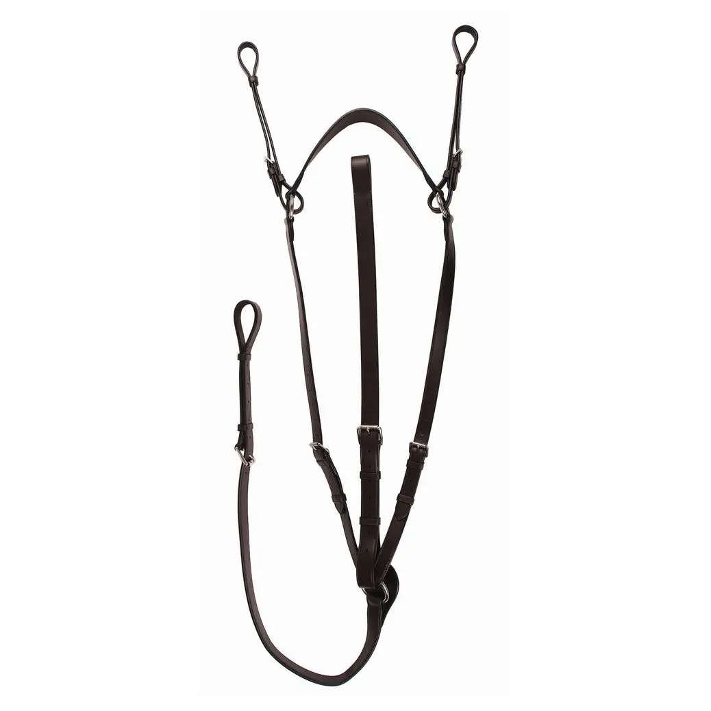 Henri De Rivel Advantage Flat Breastplate Martingale With Standing Attachment 1