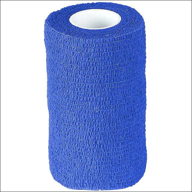 8 Feet Horze Equi-Flex Horse Self Adhesive Bandage Blue 1