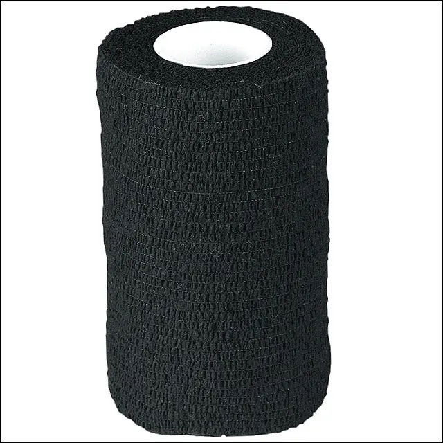 8 Feet Horze Equi-Flex Horse Self Adhesive Bandage Black 1