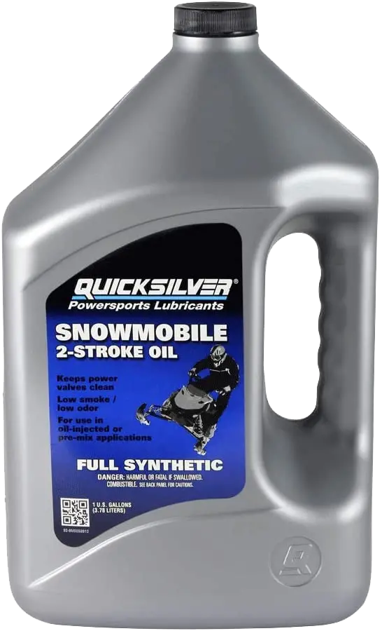 Quicksilver Full Synthetic 2-Stroke Snowmobile Oil 1 Us Gal (Exceeds Ski-Doo Etec Warranty Req) 1