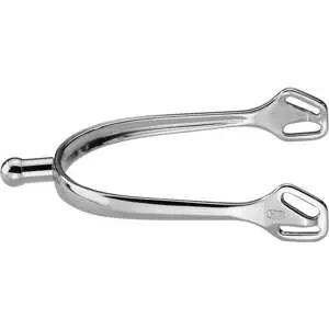 Herm Sprenger 20Mm Ultra Fit Stainless Steel Spurs W/ Ball Neck- No Rowel 1