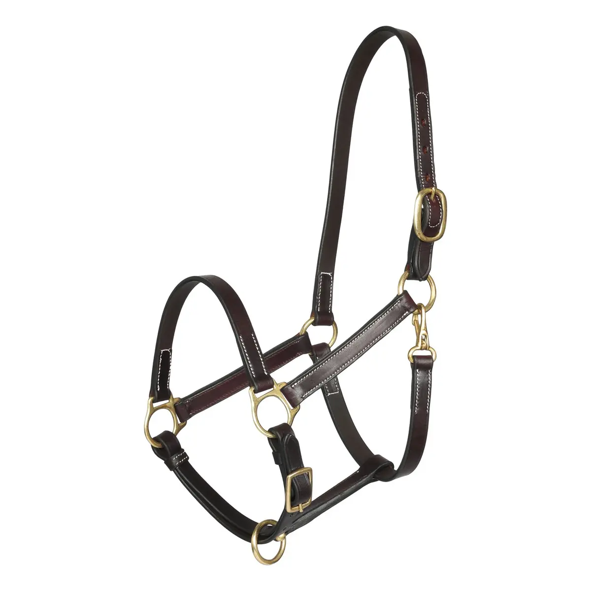 Henri De Rivel Leather Turnout Halters With Snap 1