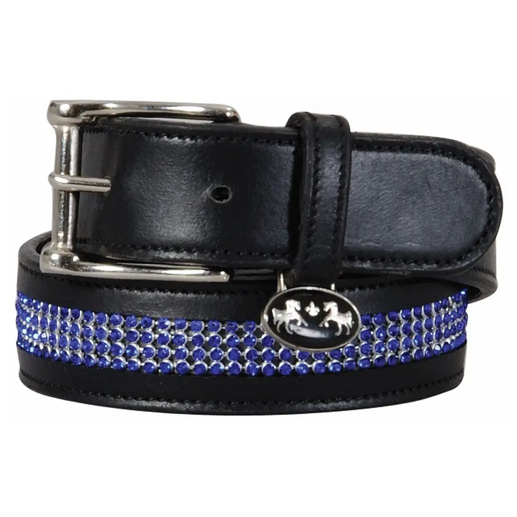 Equine Couture Bling Leather Belt - Regular Leather 2