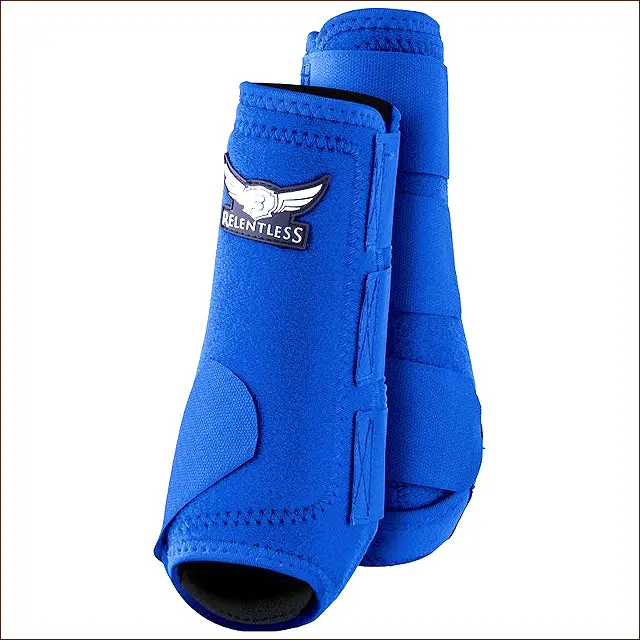 Large Cactus Ropes Relentless All Around Horse Leg Sport Boot 4 Pack Royal Blue 1
