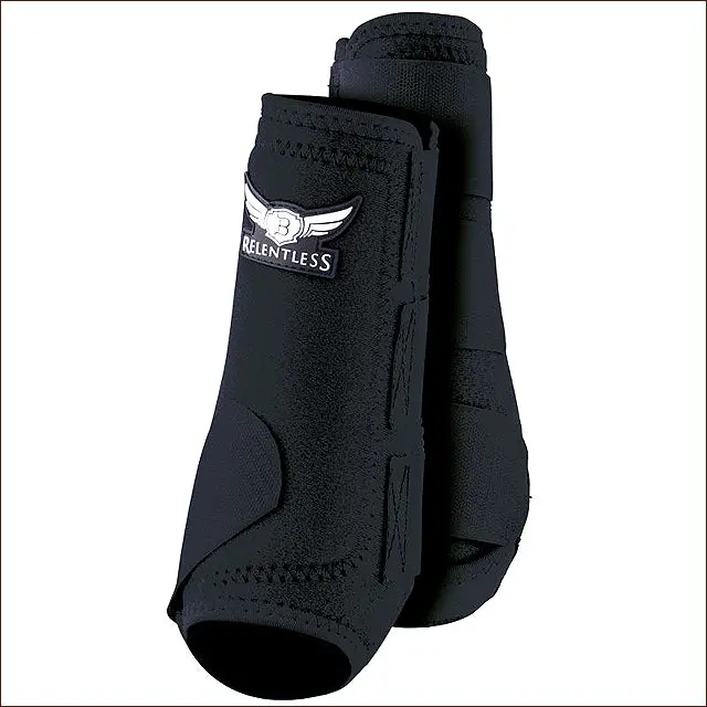 Medium Cactus Ropes Relentless All Around Horse Leg Sport Boot 4 Pack Black 1