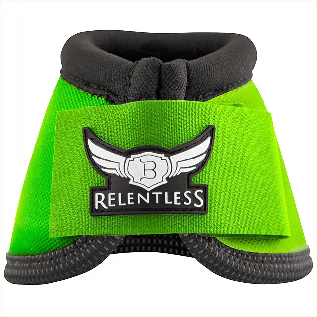 Cactus Ropes Relentless Strikeforce Nylon Horse Leg Bell Boots Lime 2