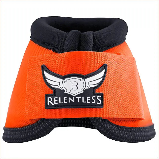 Cactus Ropes Relentless Strikeforce Nylon Horse Leg Bell Boots Orange 1