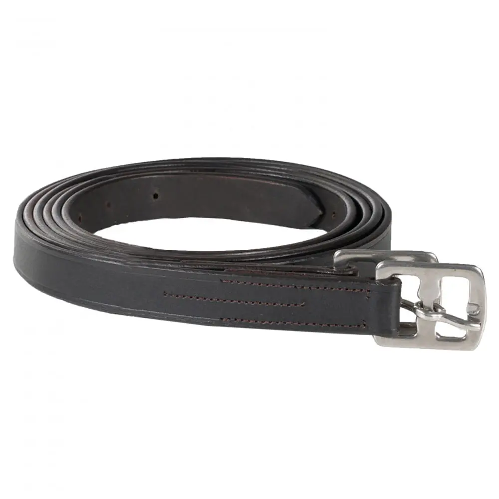 Horze Classic Stirrup Leathers Durable And Secure For Equestrian Riding Dark Brown 1