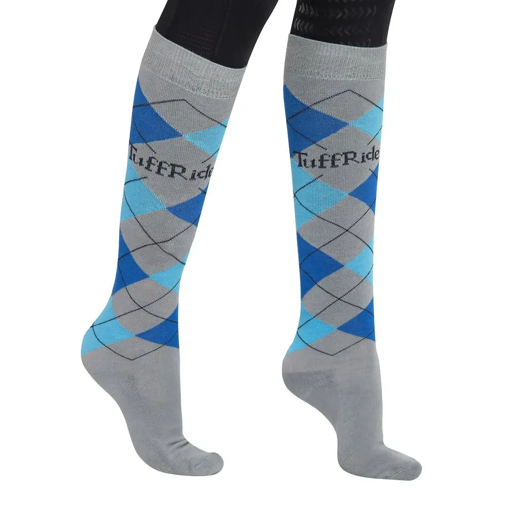 Tuffrider Argyle Knee Hi Socks 3