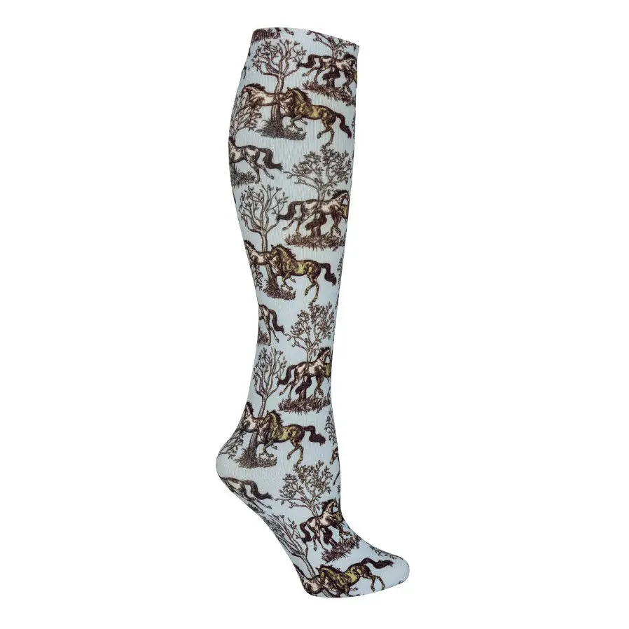 Awst Int'l Lila Blue Toile Socks 1