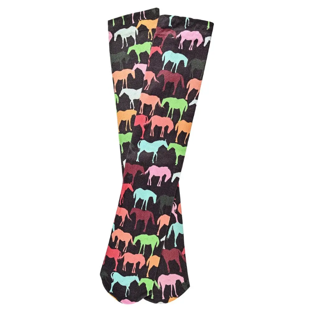 Awst Int'l Colorful Horses Socks 1