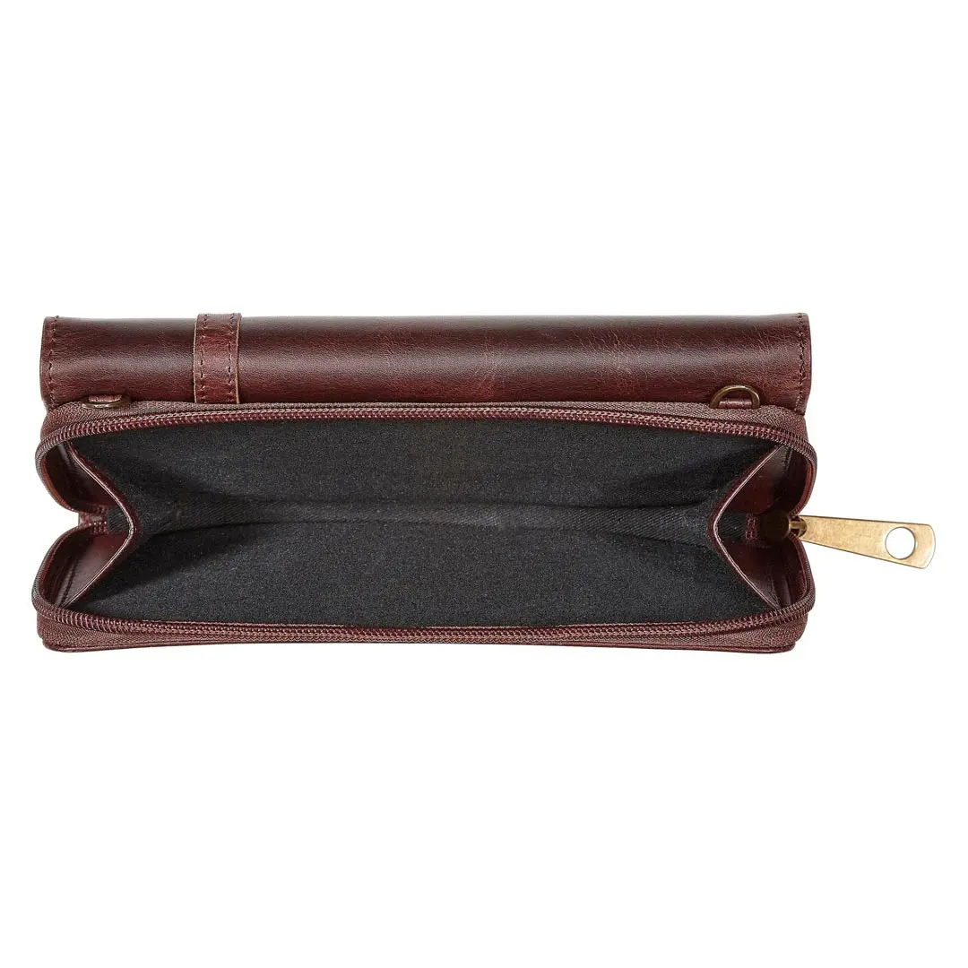 Awst Int'l Snaffle Bit Leather Cross Body Wallet 2