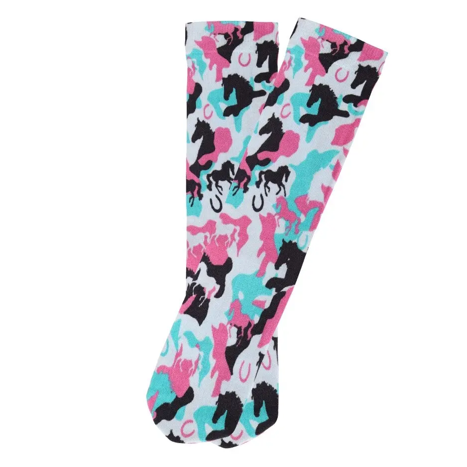 Awst Int'l Ladies Lila Camo Socks 1