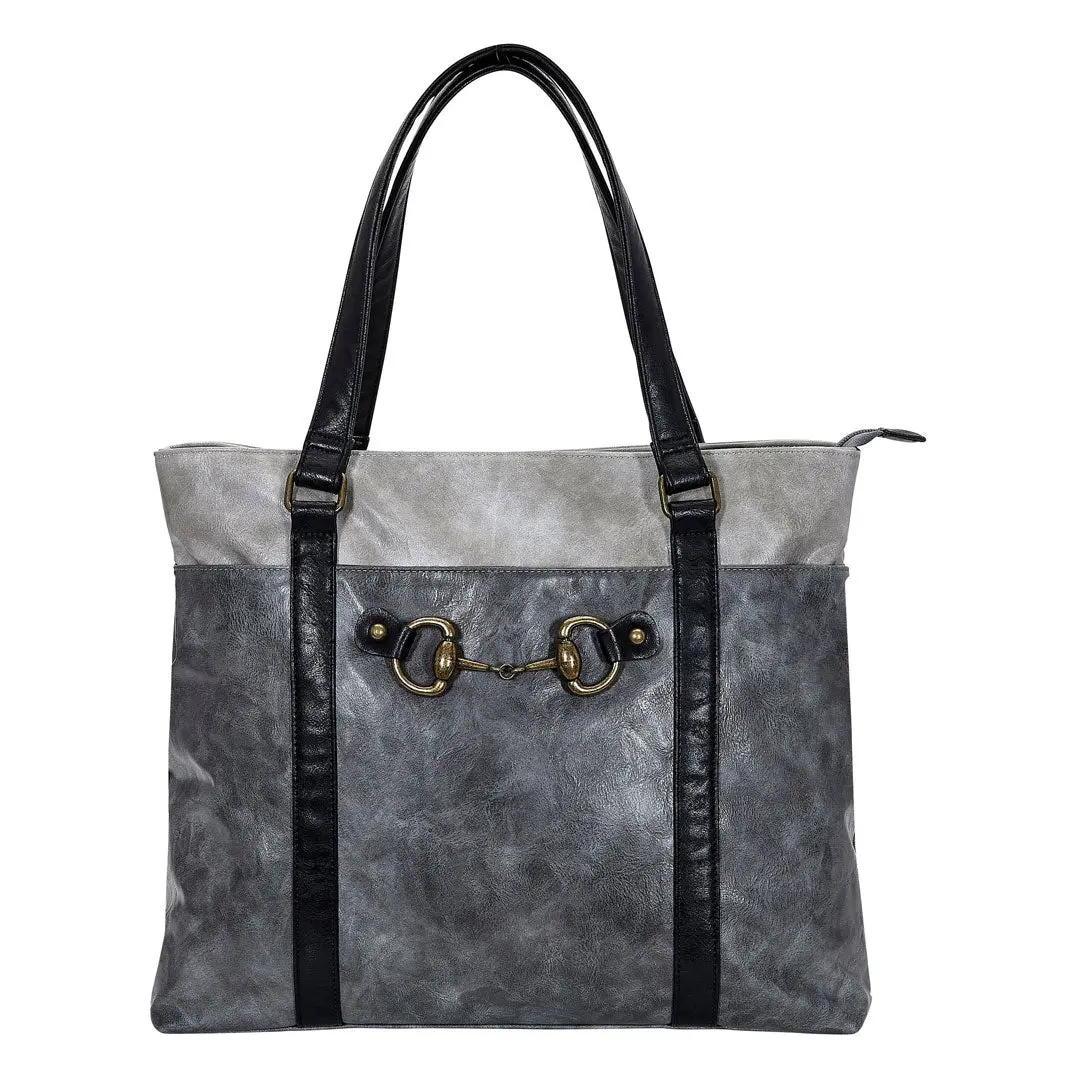 Awst Int'l Colorblock Snaffle Bit Laptop Tote 2