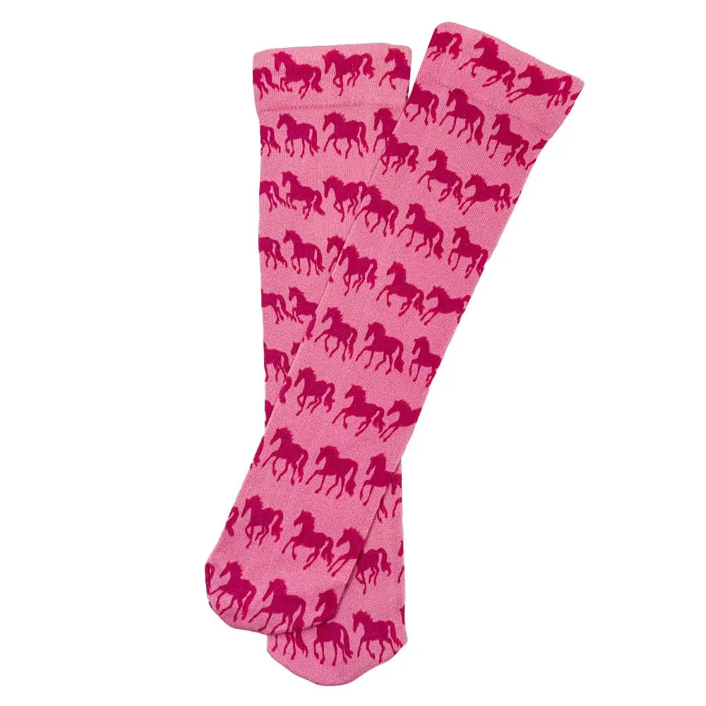 Awst Int'l Children's Lila Frolicking Horse Socks 1