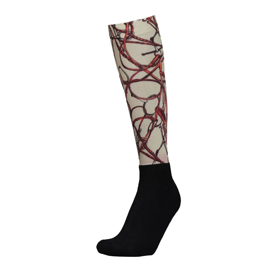 Awst Int'l Ladies "Lila" Snaffle Bridles Sock (Padded Foot) 3