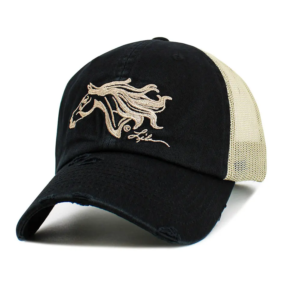 Awst Int'l Lila Vintage Mesh Horse Head Cap 1