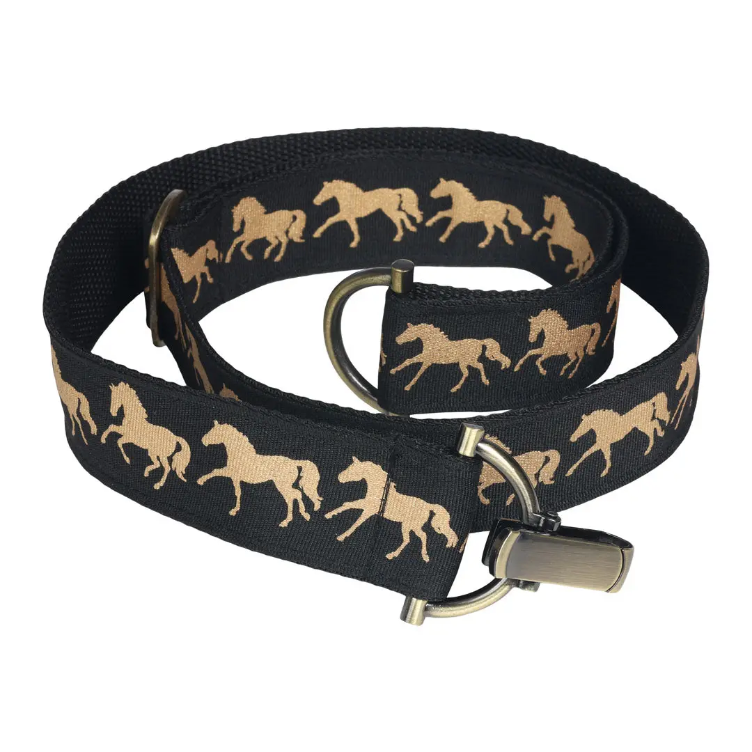 Awst Int'l Lila Galloping Horses Belt 1