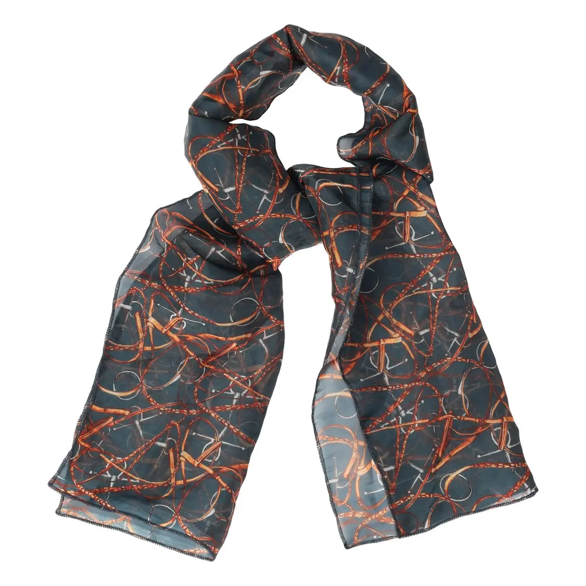 Awst Int'l Lila Snaffle Bridles Scarf 1