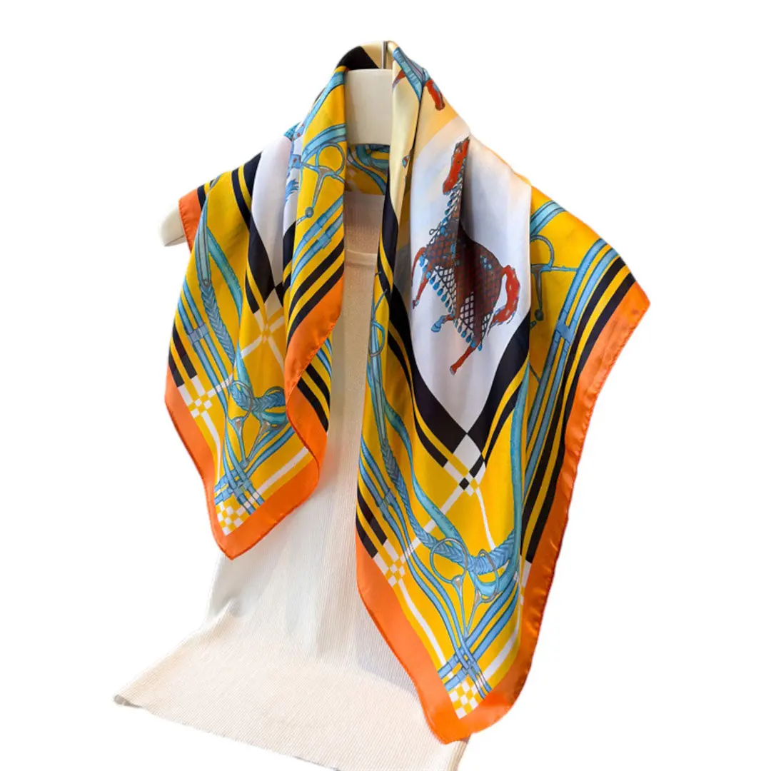 Awst Int'l Blanket Squares Scarf 28" X 28" 1