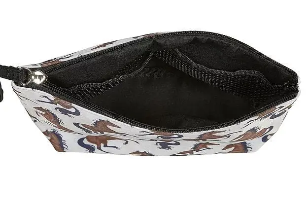 Awst Int'l Lila Bay Horses Accessory Pouch W/ Wristlet 2