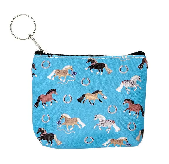 Awst Int'l "Lila" Pony Puff Coin Purses- Set Of 12- Assorted 1