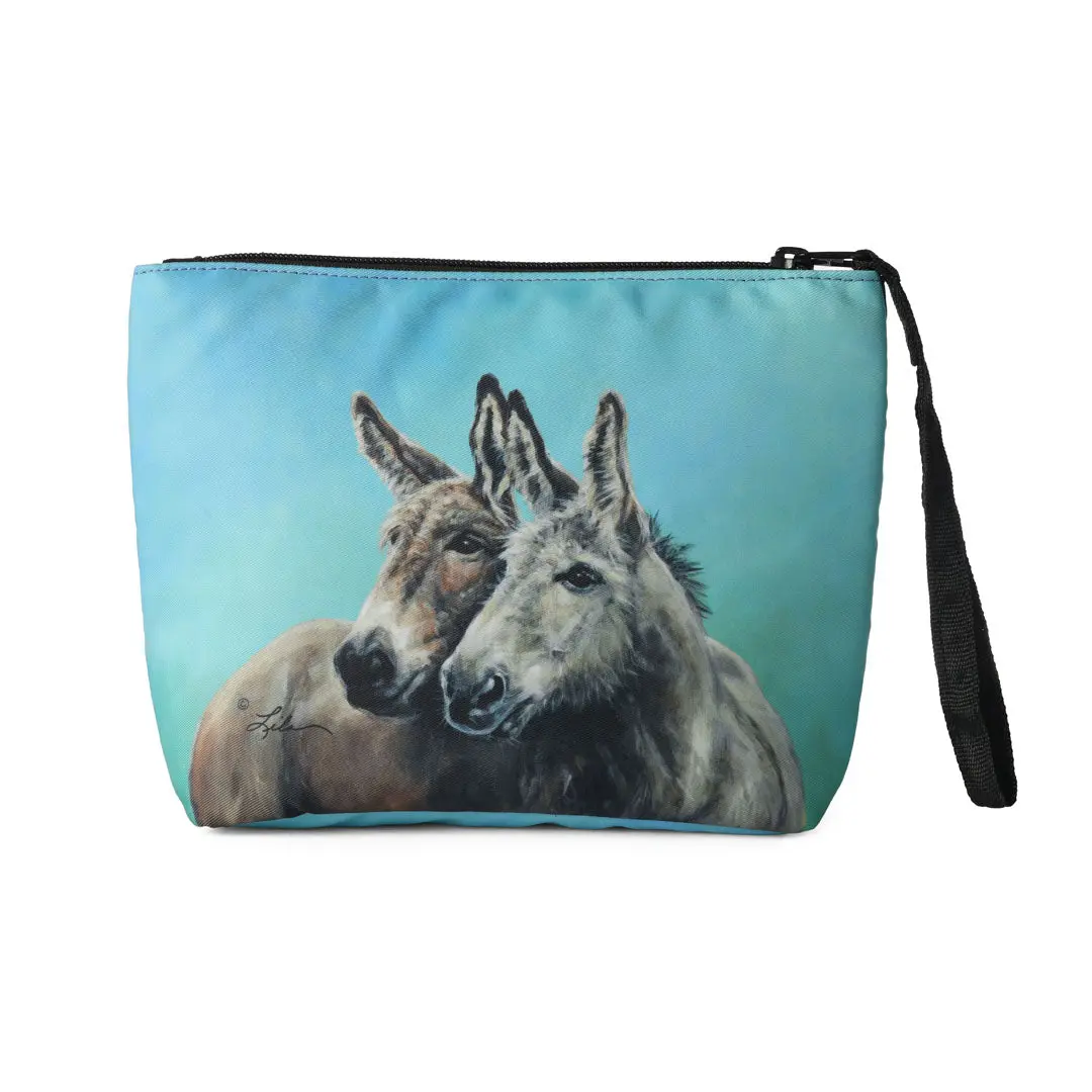 Awst Int'l Lila Donkey Friends Accessory Bag 1