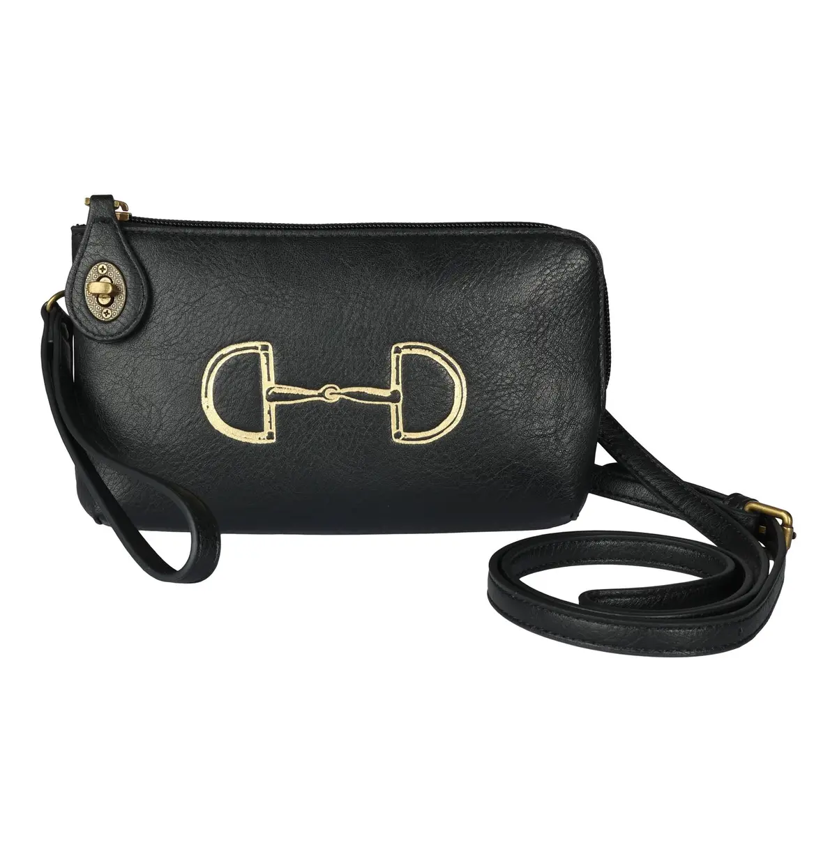 Awst Int'l Lila Vintage Snaffle Bit Clutch Crossbody Bag 1