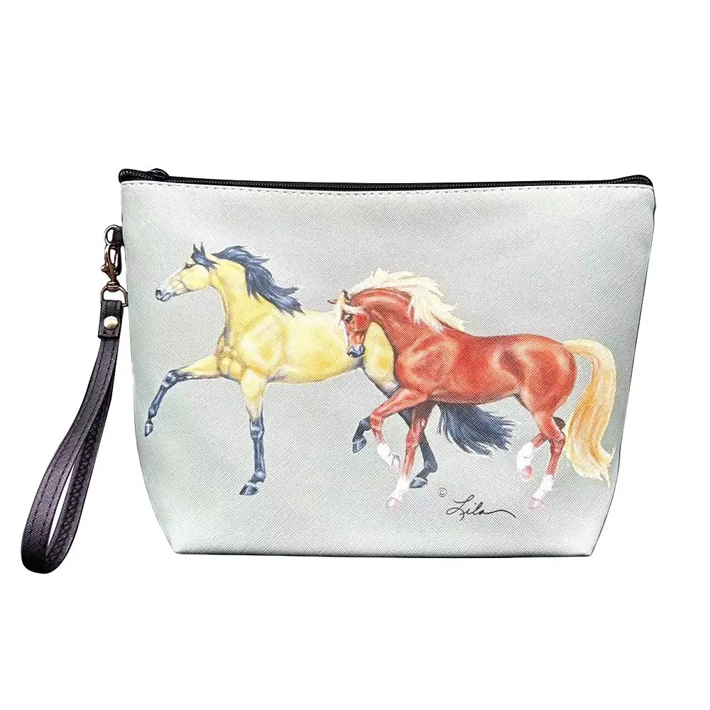 Awst Int'l Lila Buckskin Sorrel Accessory Bag With Wristlet 1