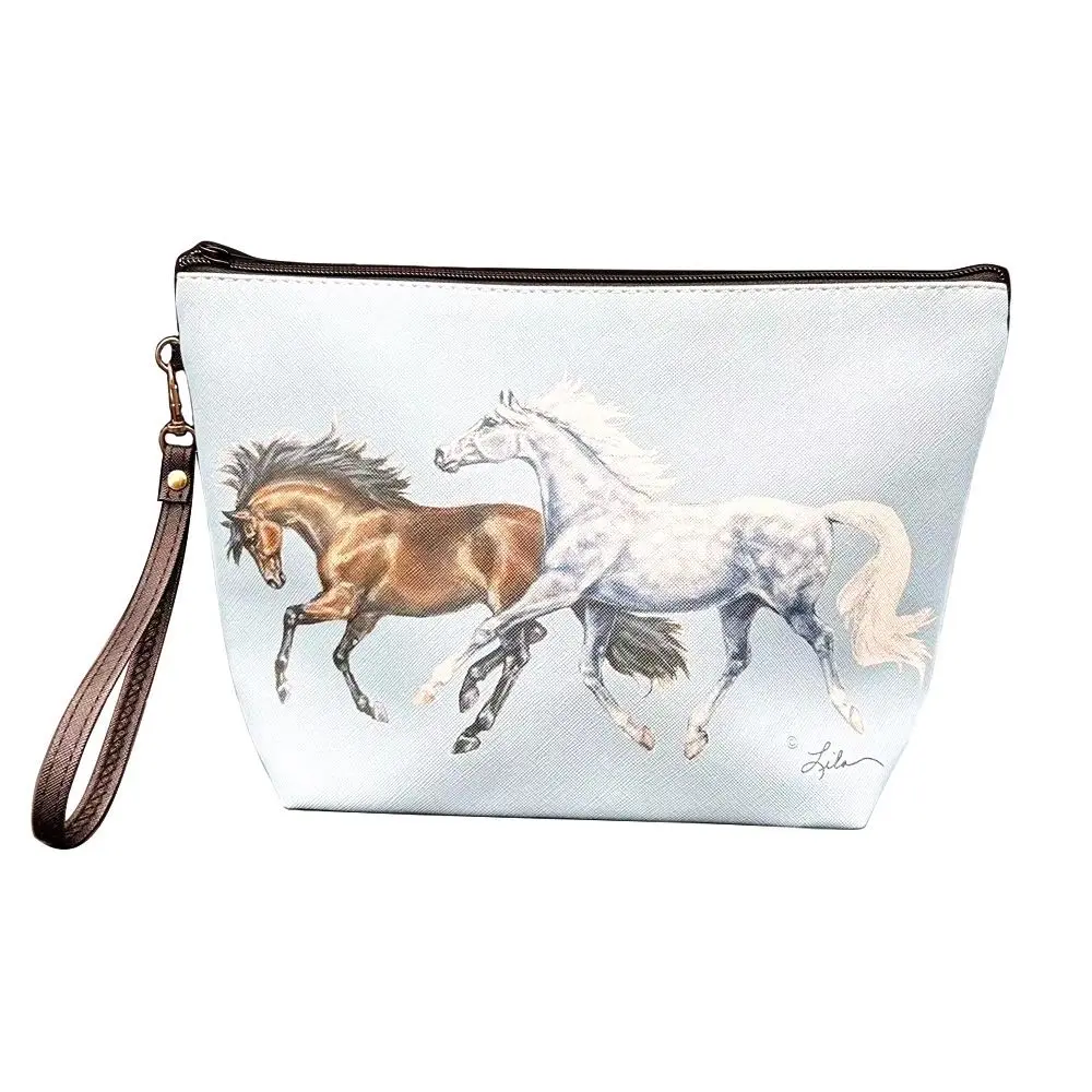 Awst Int'l Lila Grey Bay Accessory Bag With Wristlet 1