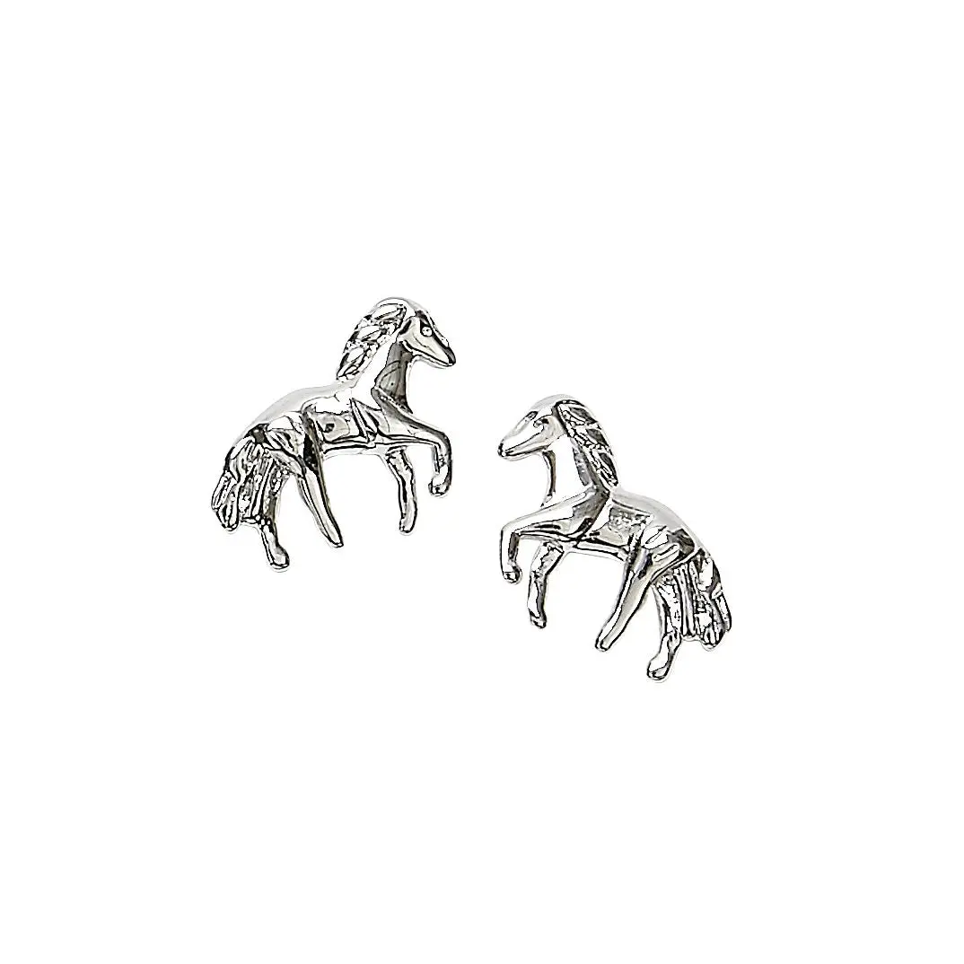 Awst Int'l  Sterling Silver Mini Horse Earrings 1