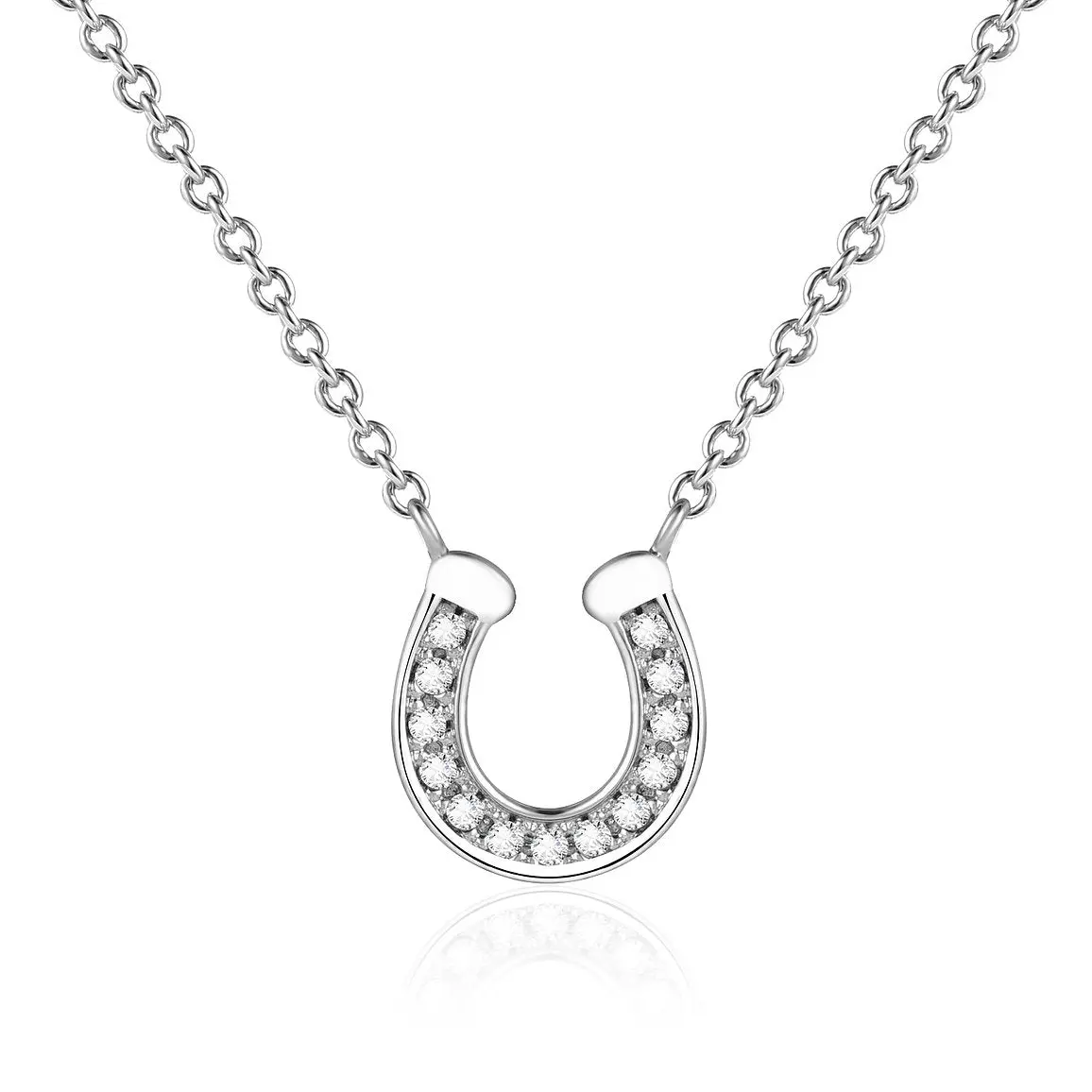 Awst Int'l Rhodium & Cz Necklace 1