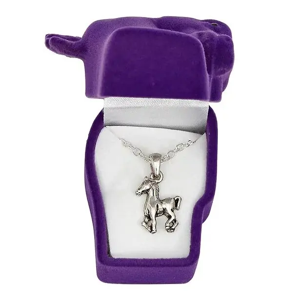 Awst Int'l Prancing Pony Necklace W/Horse Head Gift Box 1