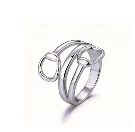 Awst Int'l Snaffle Bit Sterling Silver Wrap Ring 1