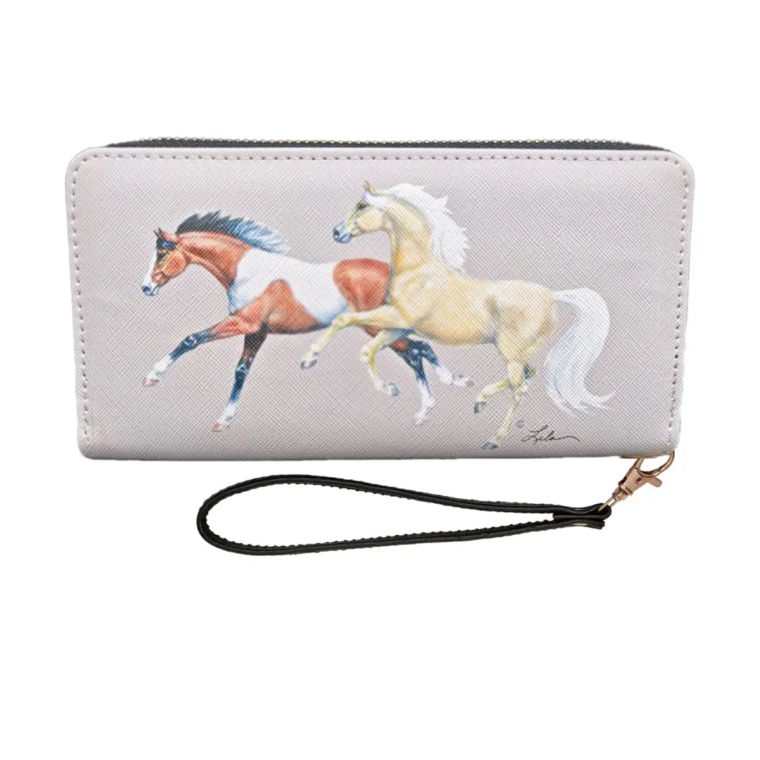 Awst Int'l Lila Wallet With Wristlet- Lila Paint Palomino 1