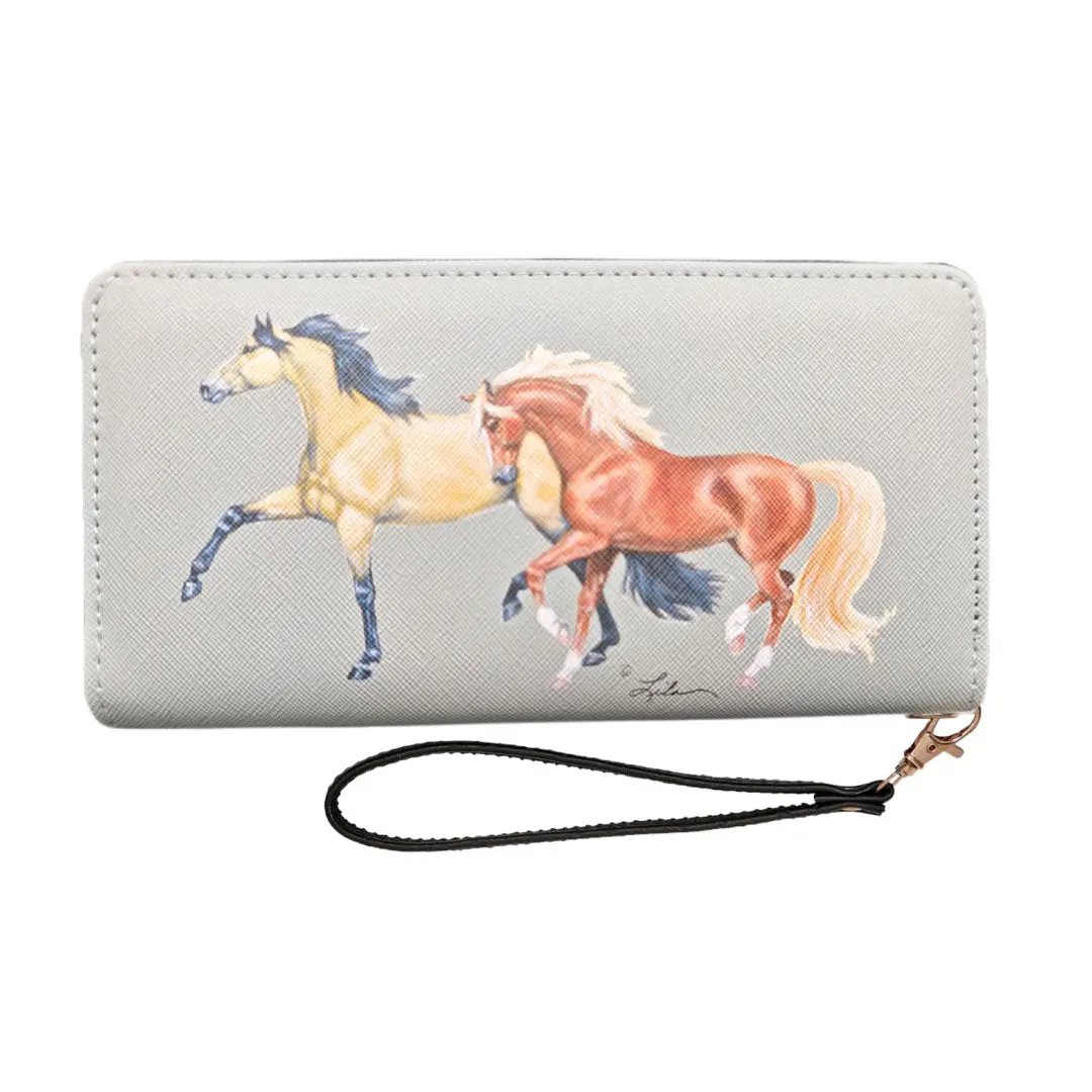 Awst Int'l Lila Wallet With Wristlet- Lila Buckskin Sorrel 1
