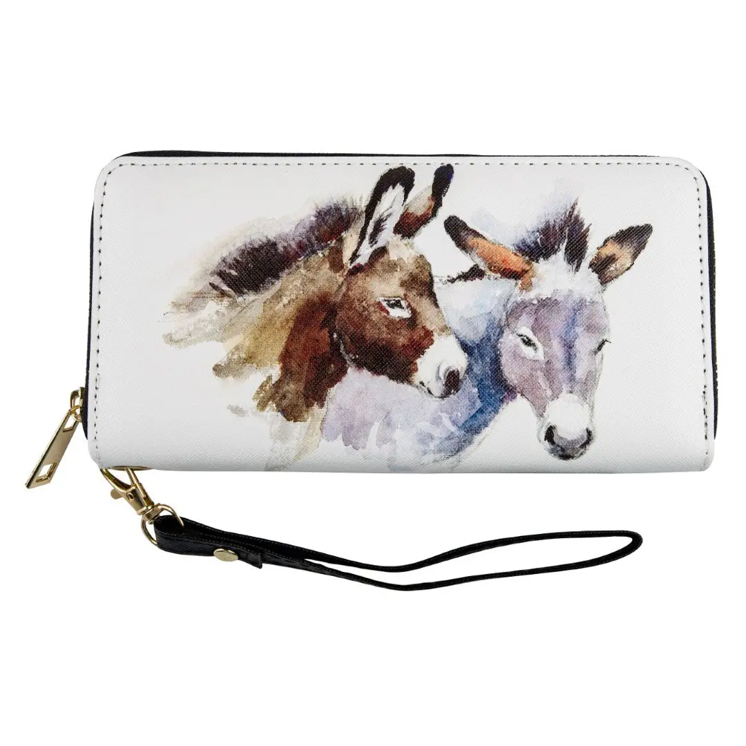 Awst Int'l Pair Of Donkeys Clutch Wallet 1