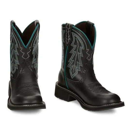 Justin Gypsy® Women's Lyla Round Toe Onyx Western Boot 1