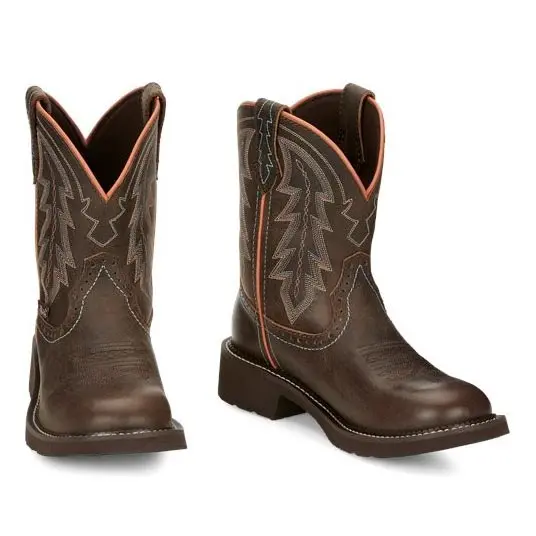 Justin Gypsy® Women's Lyla Round Toe Bay Brown Western Boot 4