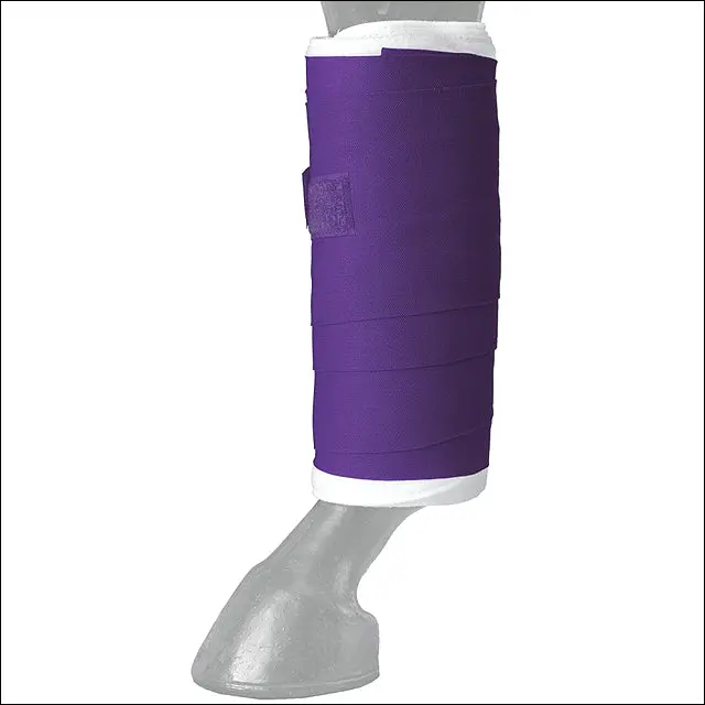 5.5"X 9' Tough 1 Tack Horse Leg Longer Wear Standing Wraps 4 Pack Purple 1