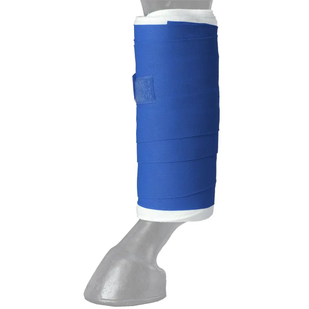 5.5"X 12' Tough 1 Tack Horse Leg Longer Wear Standing Wraps 4 Pack Blue 1