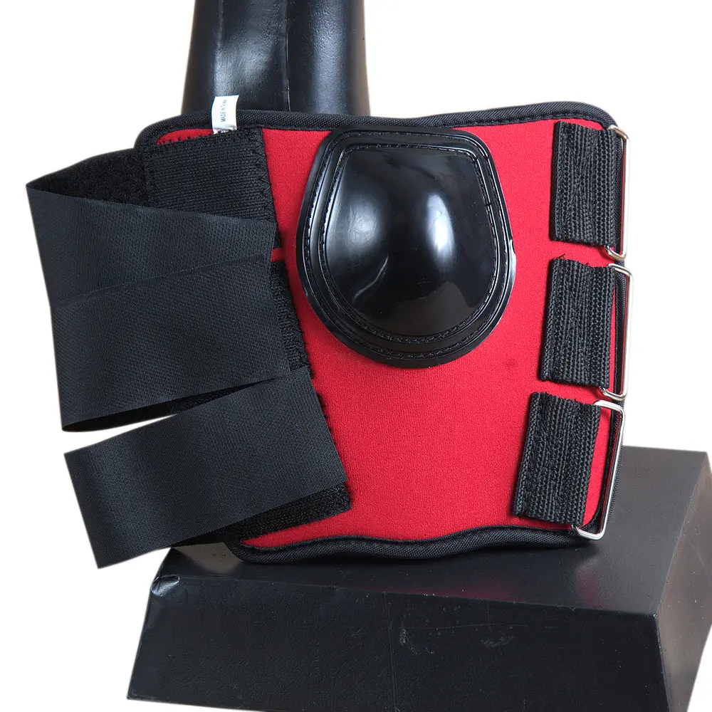 Medium Hilason Horse Tack Back Leg Protective Knee Cap Black 1