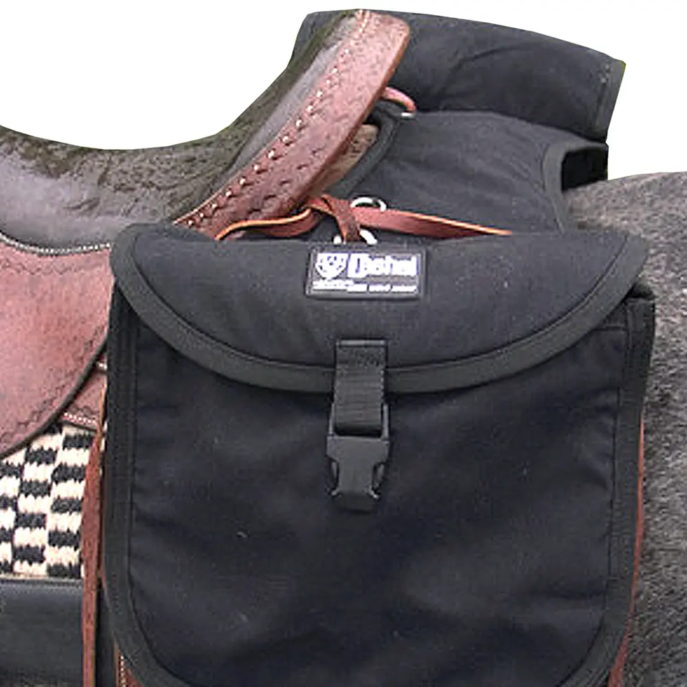 11X10x4 Classic Equine Standard Rear Bag Single Padded Main Pocket Black 1