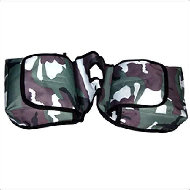 Hilason Camo Horn Bag – Western Horse Tack Accessory in Hunter Green Camouflage