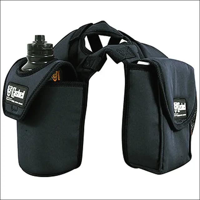 Classic Equine Horse Tack 600D Lunch Bag W/ Bottle Holder Black 1