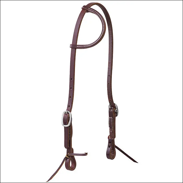 Weaver Leather 5/8" Stainless Steel Sliding Ear Horse Headstall Buckle Bit Ends 1