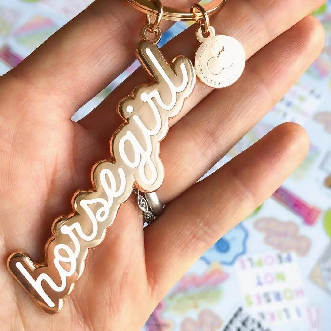 Dapplebay Horse Girl - Keychain 1