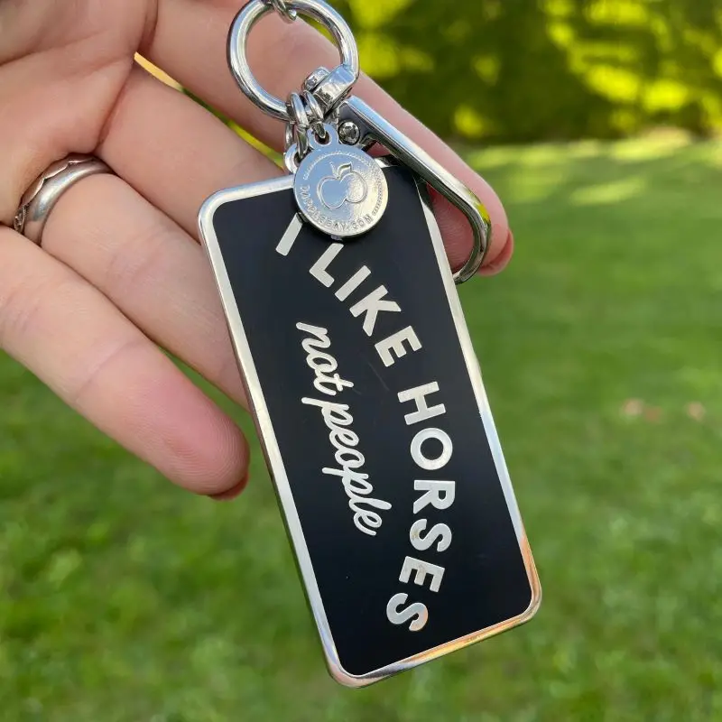 Dapplebay I Like Horses - Keychain 1