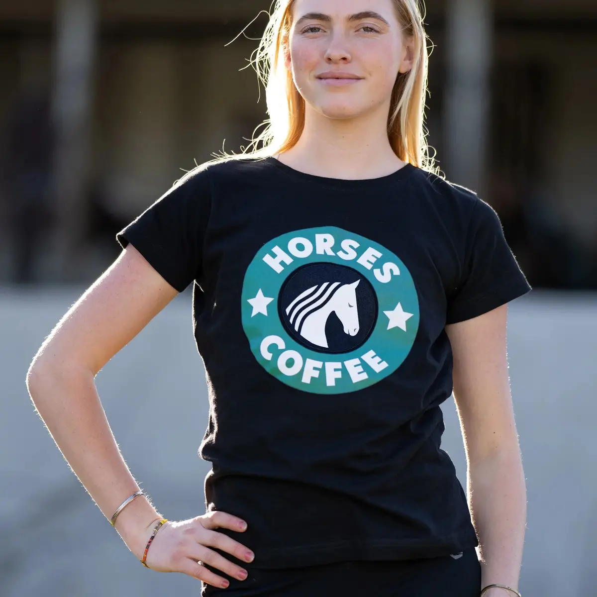 Dapplebay Horses & Coffee Tee 1
